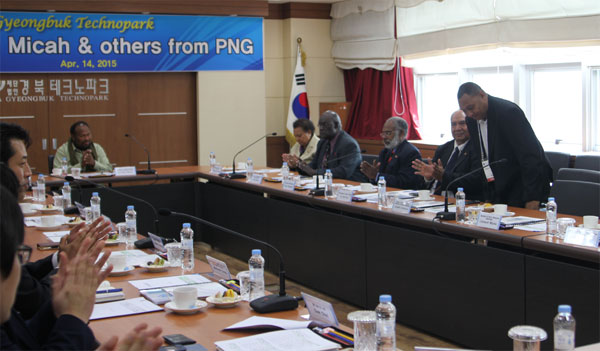 파푸아뉴기니아 주요인사 경북테크노파크 방문